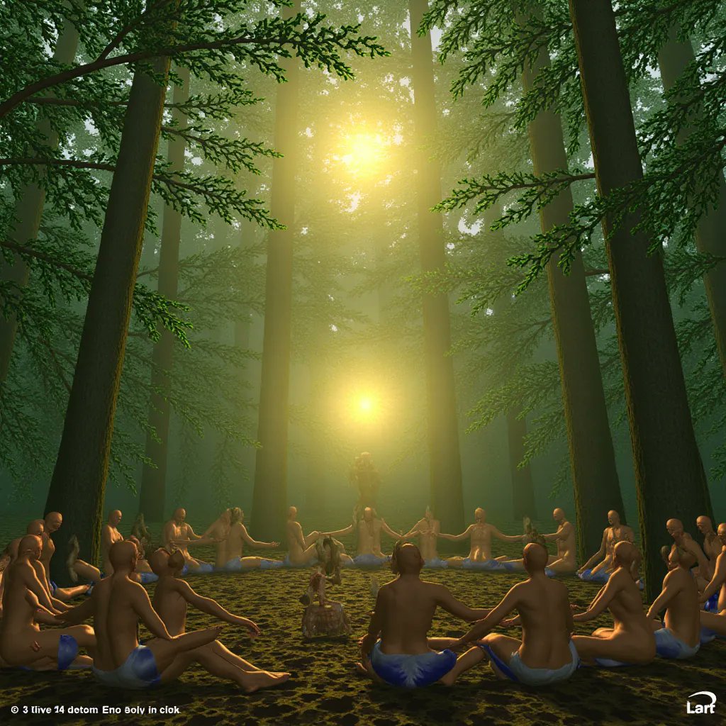 we'll all go to the forest, find a clearing, set up our vibrators lubricants. At midnight we'll all go at the same time and keep going until the sun comes up.